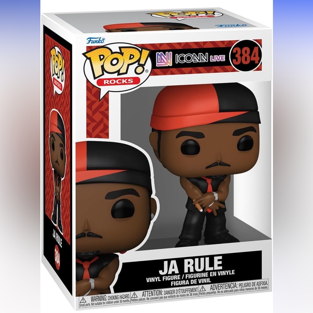 Funko Pop! Rocks Figure with Black‎ and Red Outfit